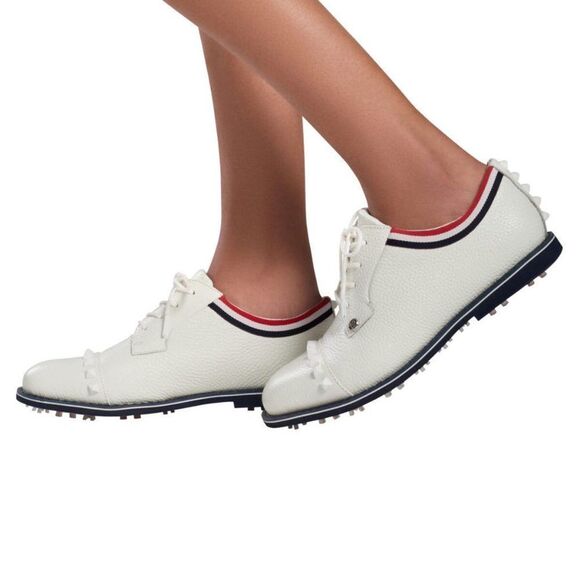 GROSGRAIN STUD CAP TOE GALLIVANTER WOMEN'S GOLF SHOE Size 8 New! - Picture 1 of 7